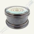 Sárgaréz asztali dobtájoló, 60mm Sárgaréz asztali dobtájoló, 60mm