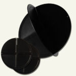 Fekete gömb 35 cm
