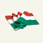 Nemzeti lobogó 45x30 cm 