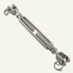 Kötélfeszítő, villás terminállal (spanner) M8 