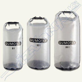 Vízhatlan zsák átlátszó (Gumotex 8-12-20l) 8 literes 
