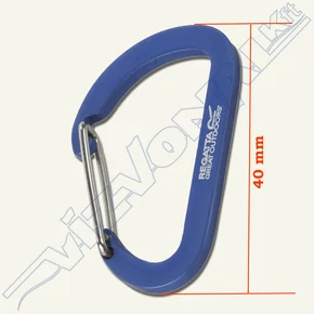 Alu karabiner (Regatta) 40mm kék