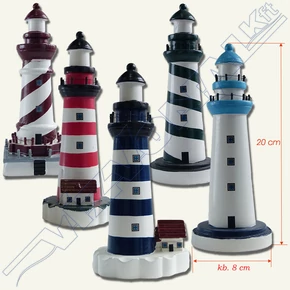 Világítótorony (20cm-fa) Bordó