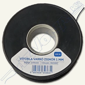 Vitorlavarró cérna 1 mm fekete